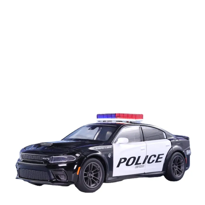 Nicce 1 32 Dodge Challenger SRT Demon Police Patrol Wagon Diecast