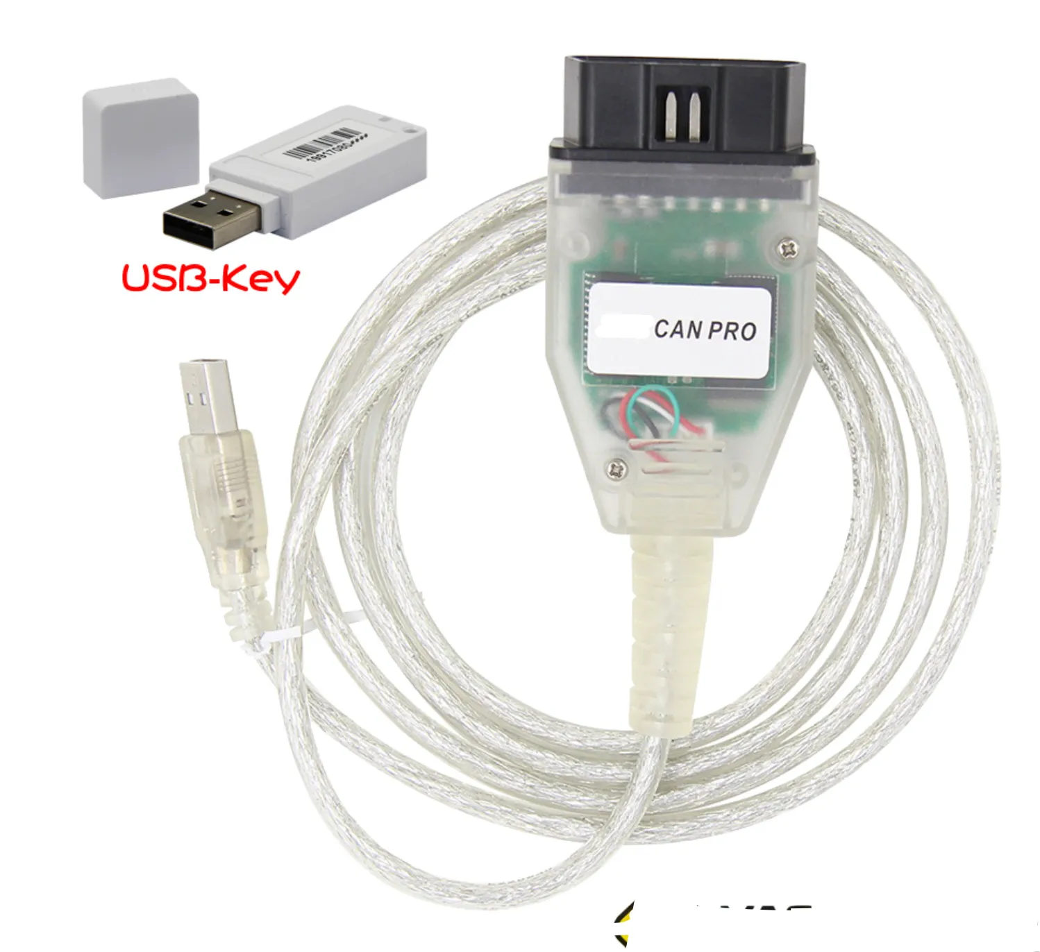VCP CAN PRO V5.5/1 K Line OBD2 Scanner Cable With Dongle For Car