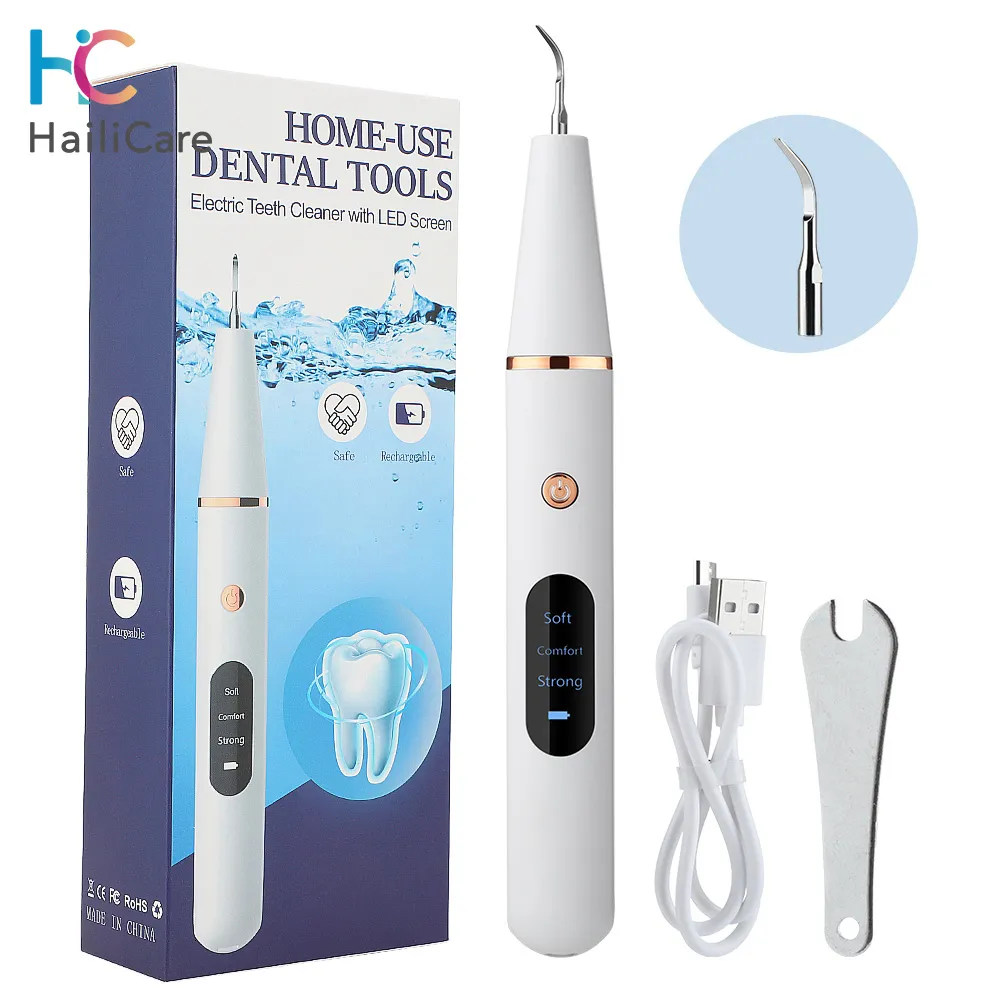 Andra munhygien ultraljudständer renare oral tandkalkyl tartar remover plack fläckar borttagning tandblekning rengöringsverktyg 230524