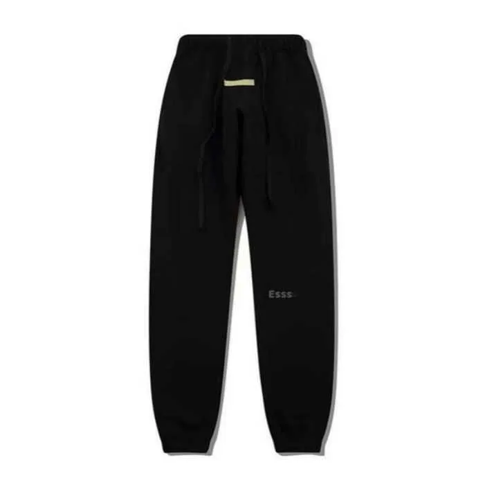 Pantaloni Tute Inverno Designer Warm Correct Edition Fear Letter of God Streetwear Pullover Maglione allentato riflettente Top one rt7