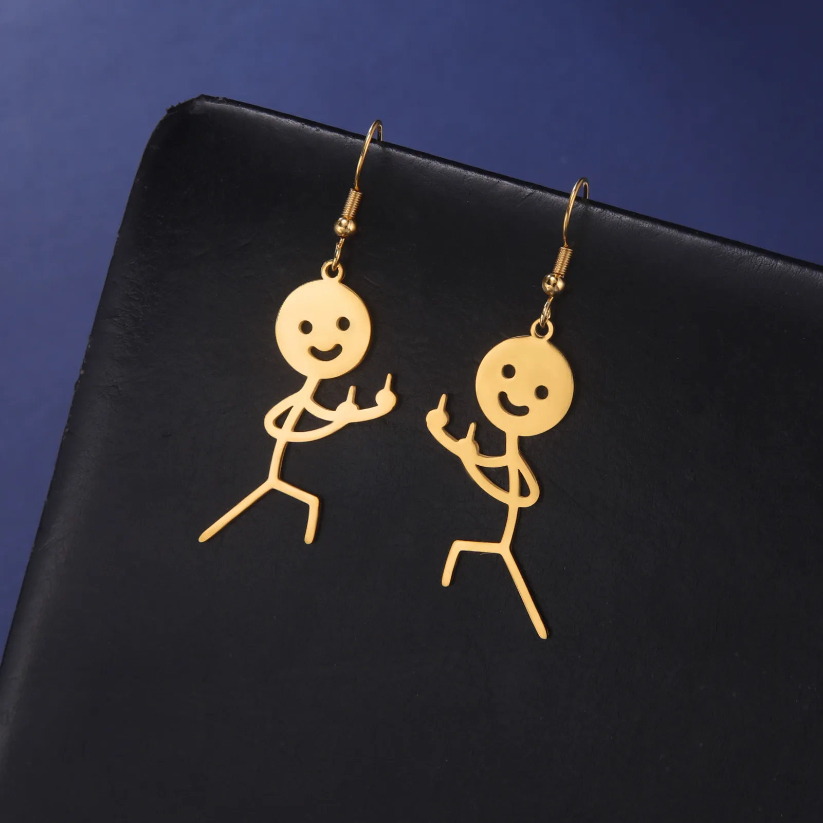 Middle Finger Stickman Pendant || Mens Jewelry Necklace – Get Laid Already
