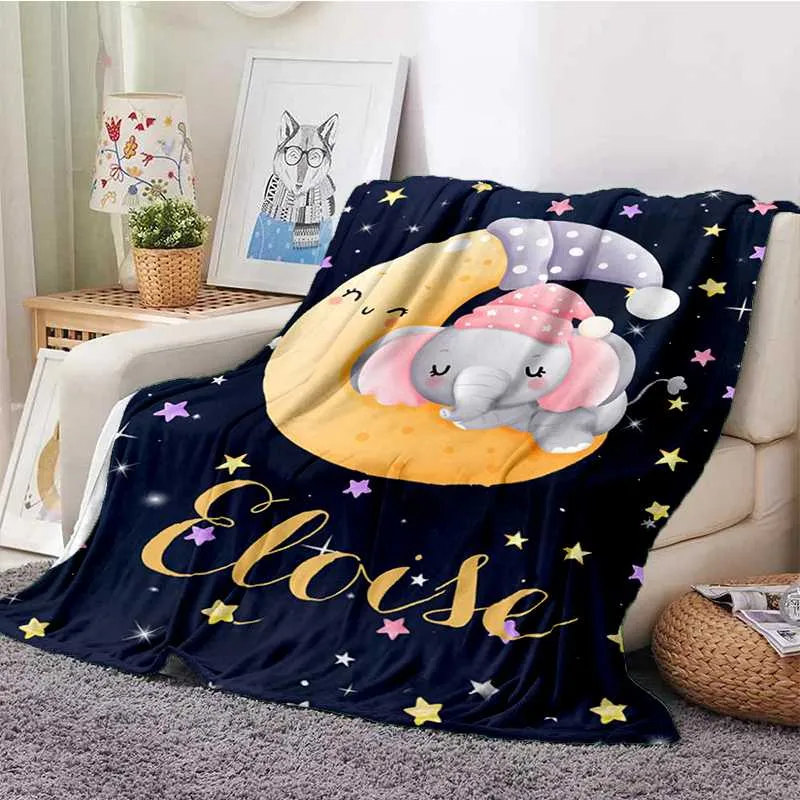 Pottery barn personalized blanket best sale