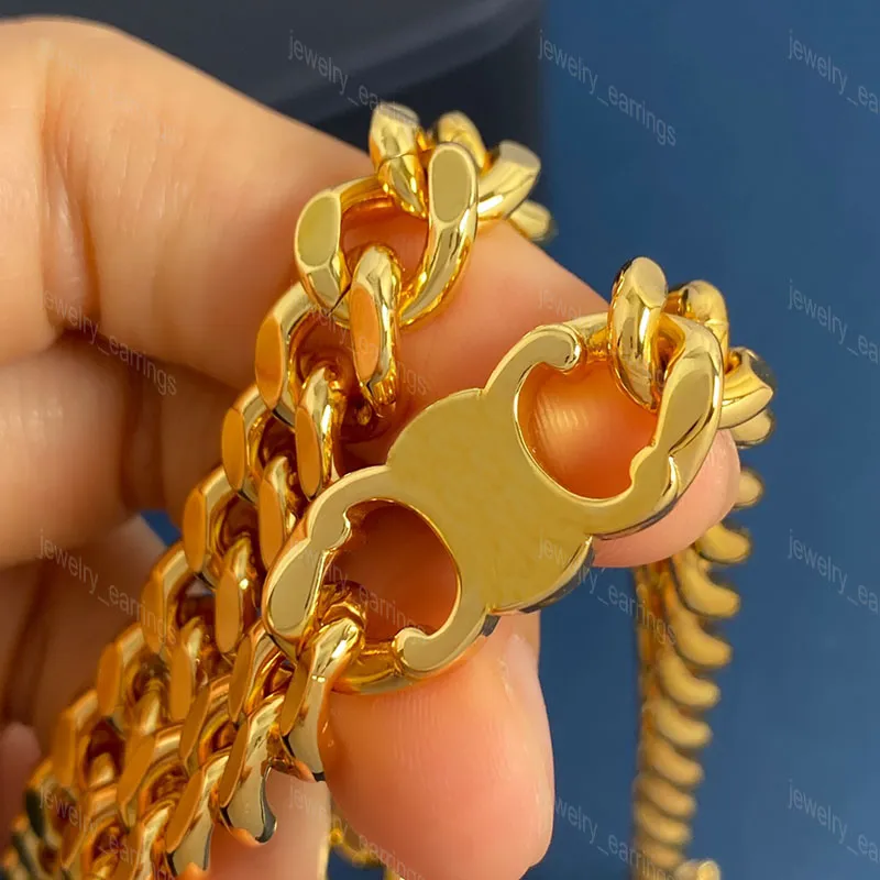 Designer chunky 2024 chain necklace