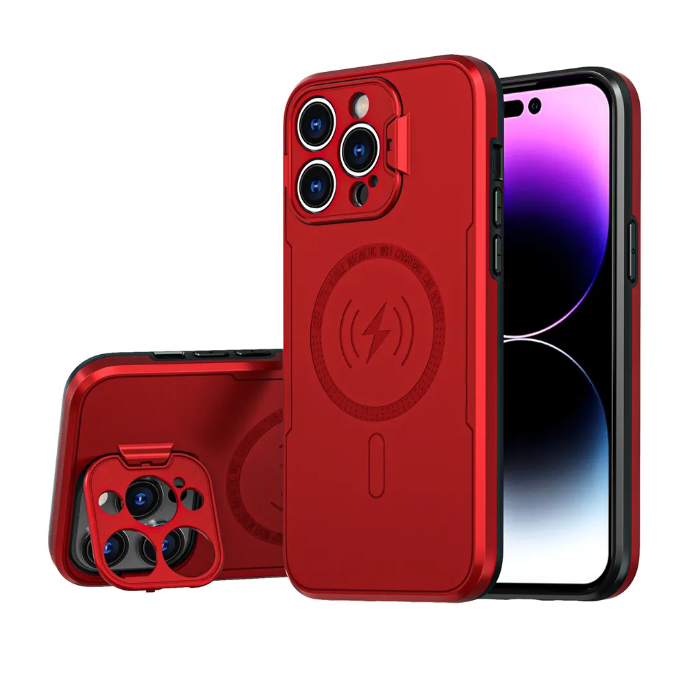 Coque étui Antichoc Hybride Pour IPhone 11 à 15 Pro Max - Support De Bague - Neuf Générique