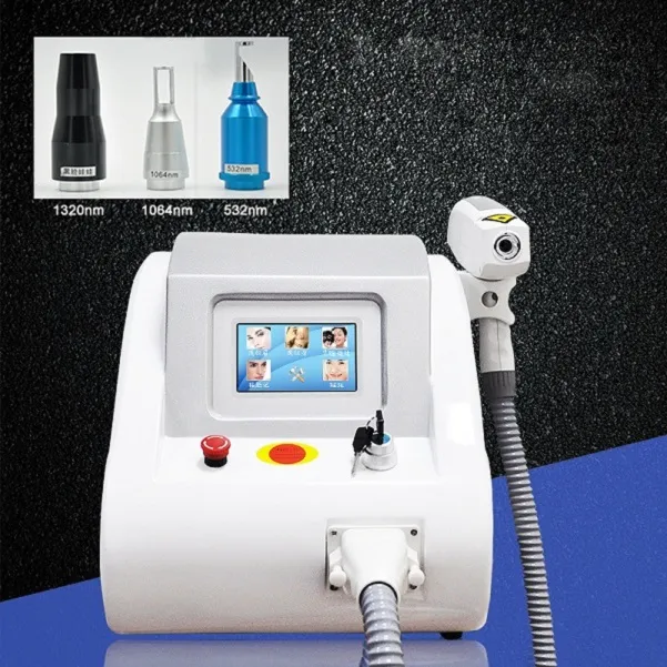 Lasertatoeage Verwijderingsmachine Koolstofschil Laser Dark Spot Zwarte kop Verwijderen Tatoeages Verwijderen Q -schakelaar ND YAG Laser Beauty Equipment Machine