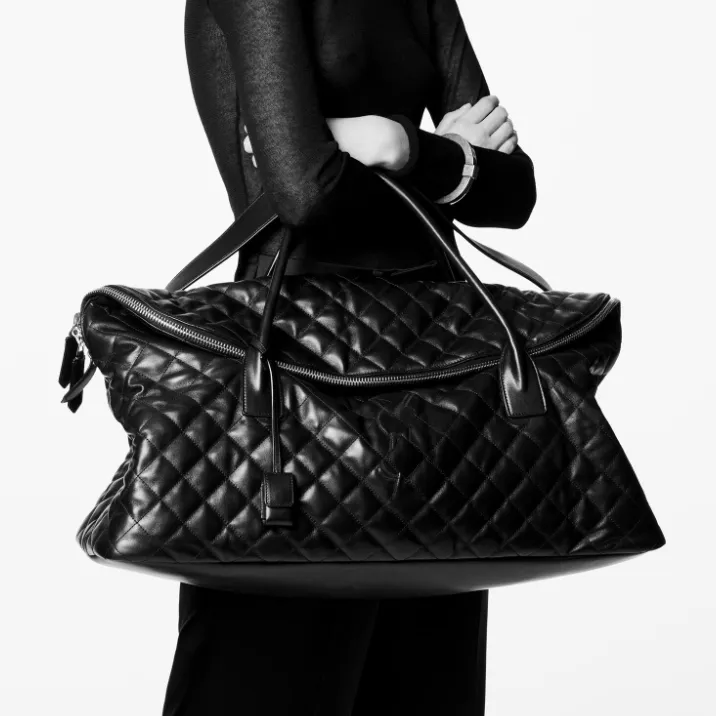 Sacca da design di lusso a calda sacca da donna di lusso di alta qualità sacca da viaggio in pelle di alta qualità in pelle nera sport borse da bagaglio da esterno