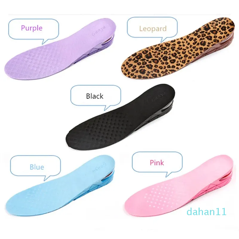 Designer 3-9cm Invisibel höjd Ökad Insula Kuddhöjd Justerbar sko Heel Insersoles Insert högre stöd Absorbant Foot Pad