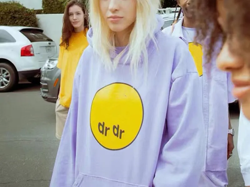 Drew outlet hoodie purple