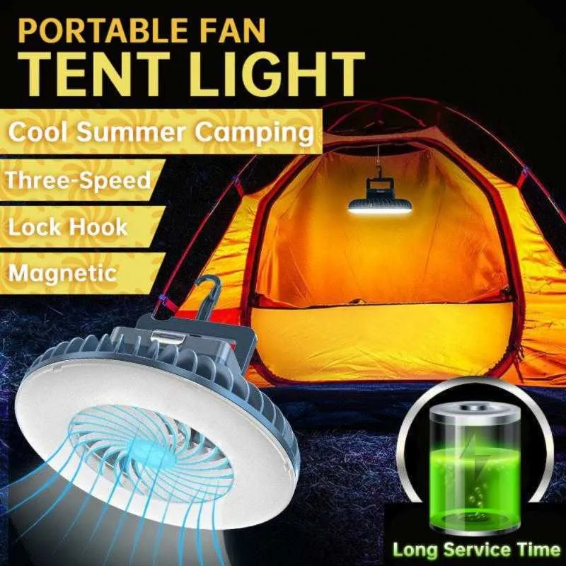 2024 New2 In 1 Camping Fan Lantern Rechargeable LED Tent Fan With Light Portable Ceiling Fan With Remote Control Waterproof Hanging Fan For Camping Hiking Outdoors From Doorkitch 12.77 DHgate.Com