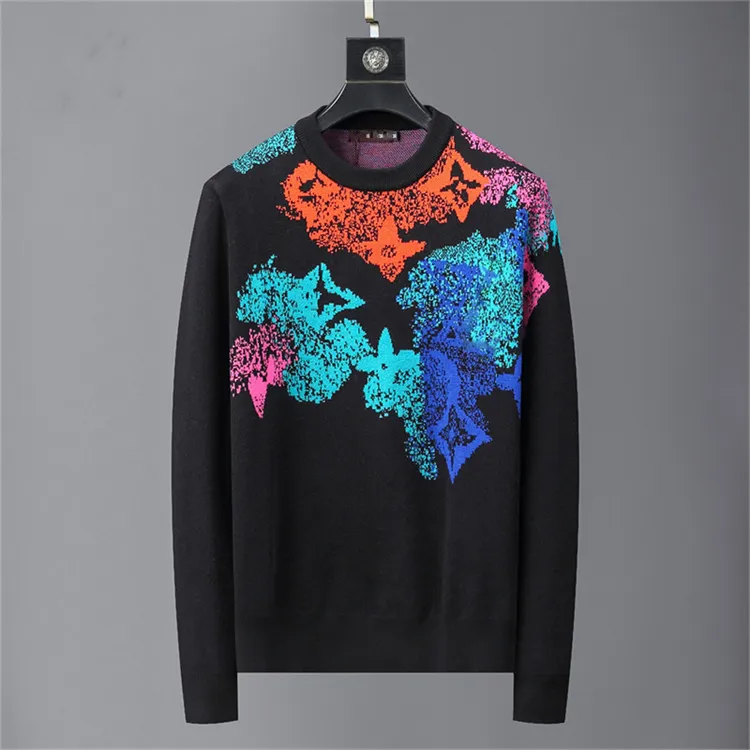 Herrkvinnor Designers Sweaters Pullover Långärmad tröja Sweatshirt Broderi Knitwear Man kläder Vinter Varma kläder M-3XL R7