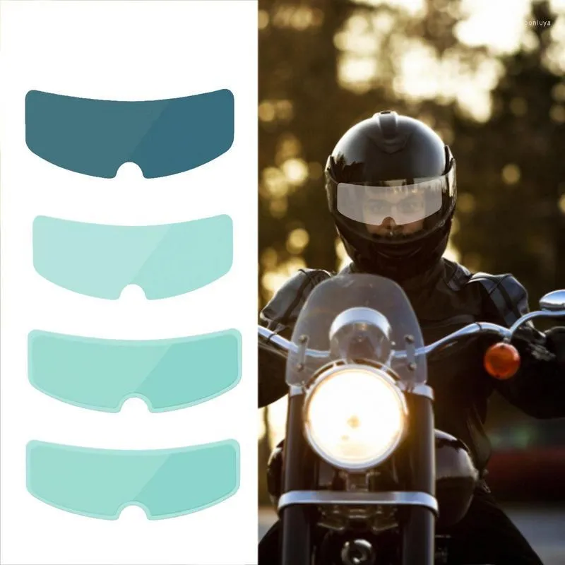 Casques de moto étanche Anti-buée lentille autocollants clair Patch Film protecteur pare-soleil écran bouclier pour moto