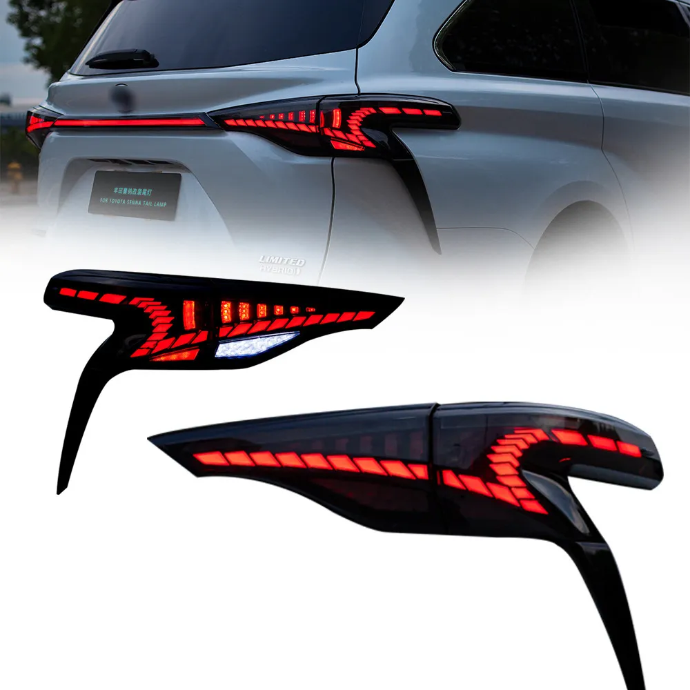 Tail Light Assembly For 2015-2017 Toyota Sienna - Right Rear Halogen Light Replacement 3 thumbnail image