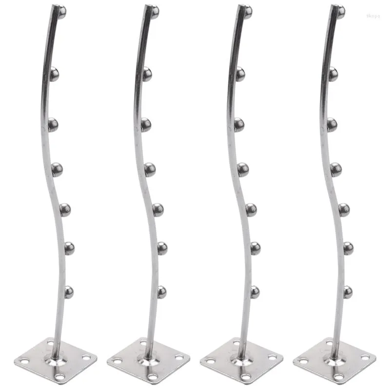 4X Wall Mount Waved Waterfall Hanger Rack - Space Saving Clothing ...