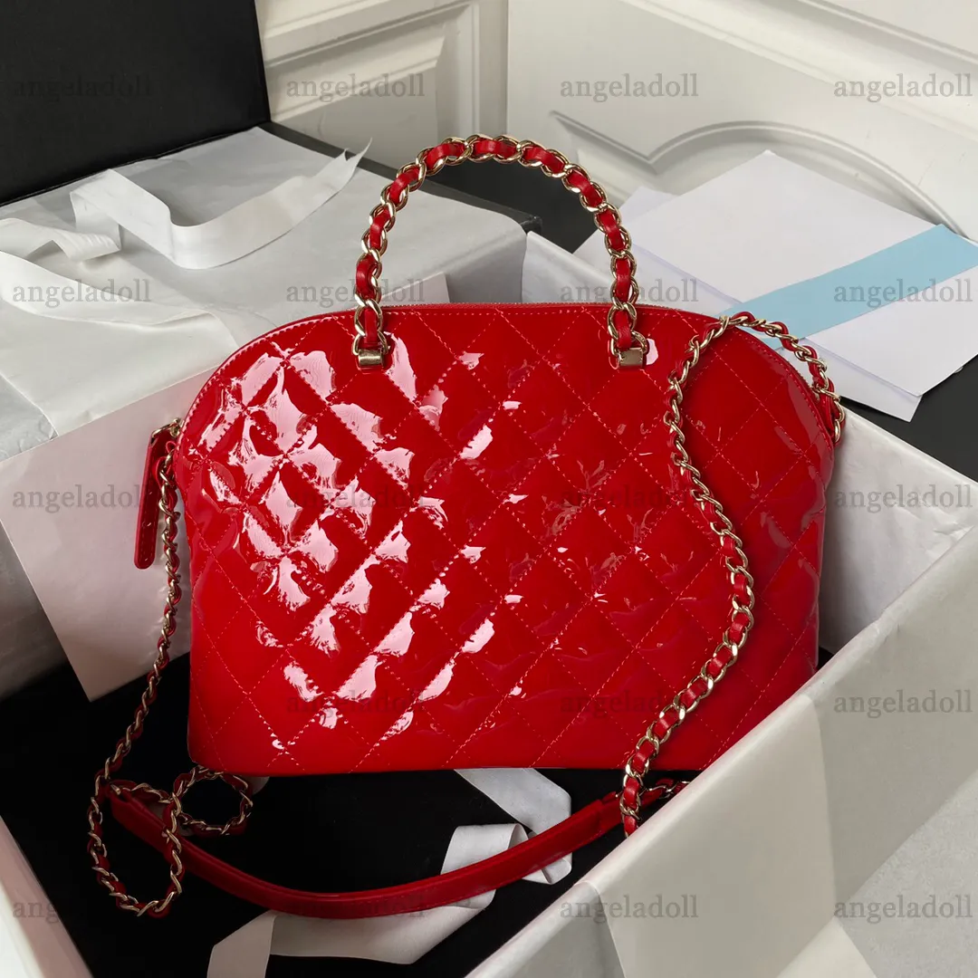 Red patent leather handbags online