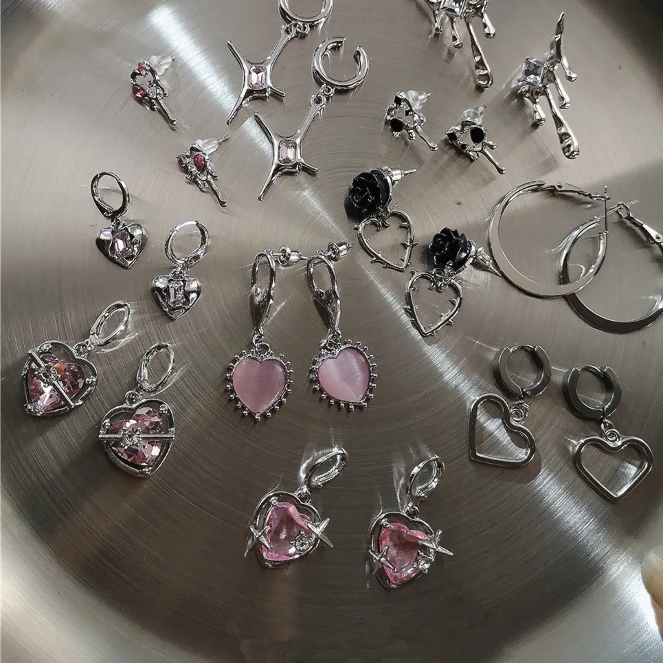 Grunge aesthetic earrings cheap