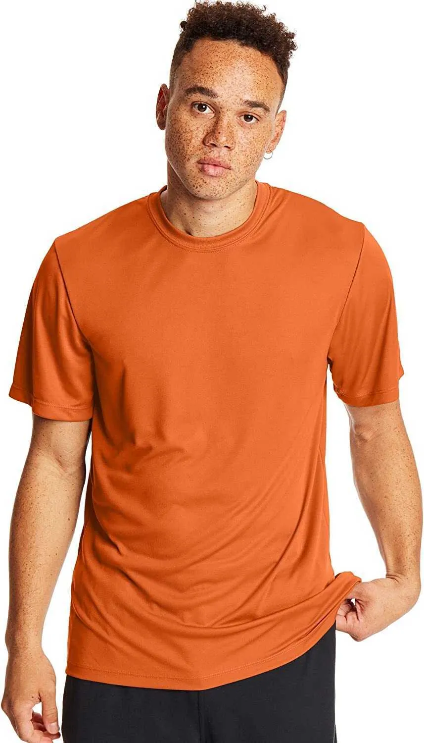 Hanes Sport Men's Set Cool Dri Moisture Wicking High Performance T-Shirt Pack DM9I AGPR