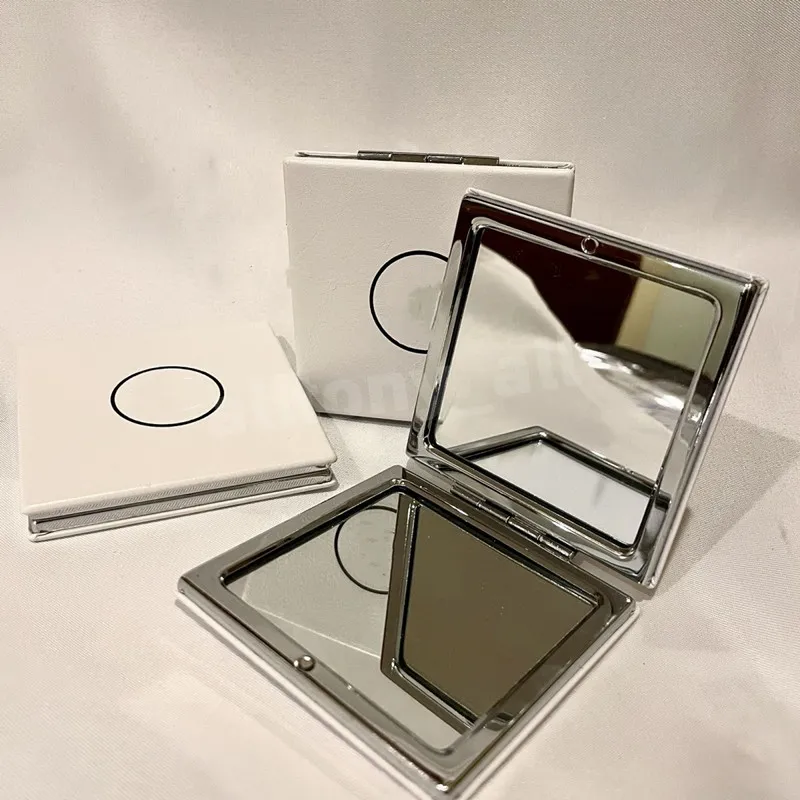 DHgate.com:Fashion PU Portable Small Mirror, Folding Letter Printing ...