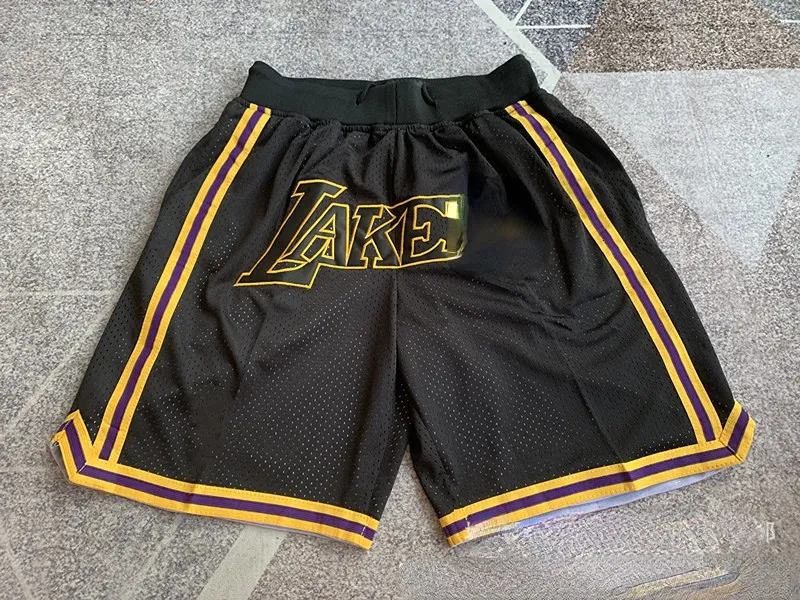 Basketball Team Sports Shorts Breathable Letters Embroidered Fashion Street Shorts