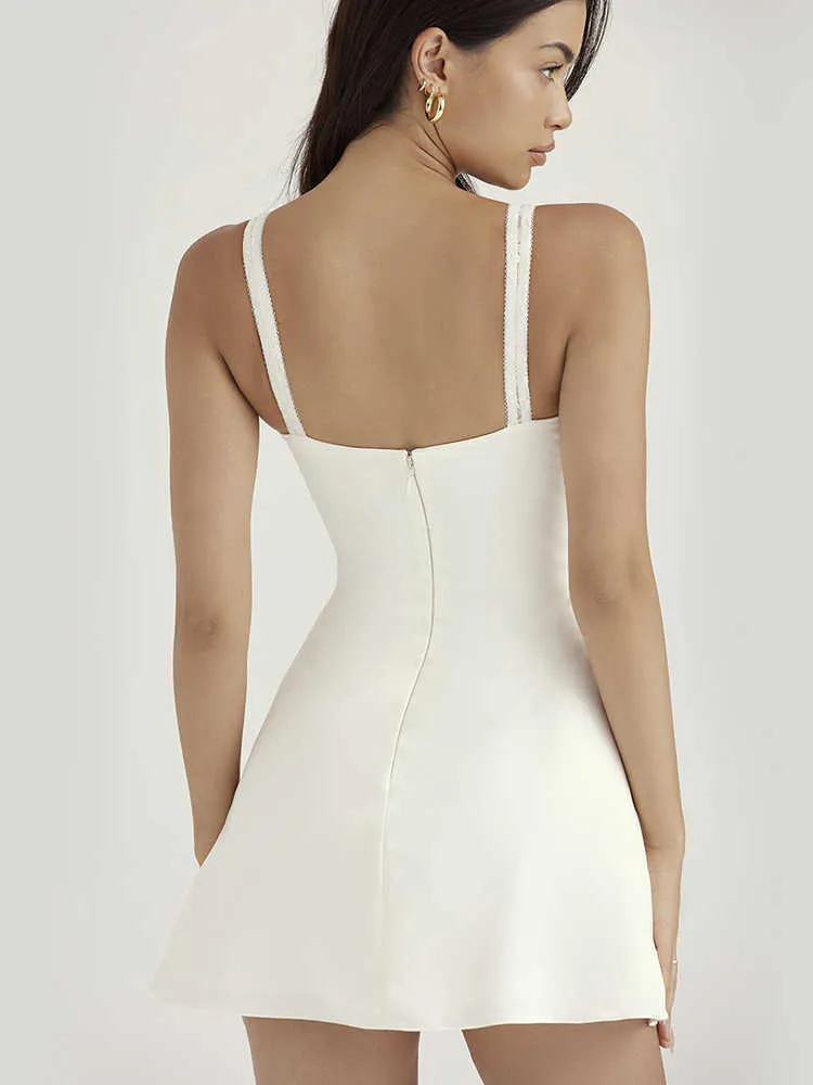 Cute A Line Satin White Mini Dress Simple Wedding... From Join3, $17.5 |  DHgate.Com