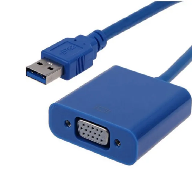 Convertisseur d'adaptateur USB 3.0 vers VGA avec jeu de puces