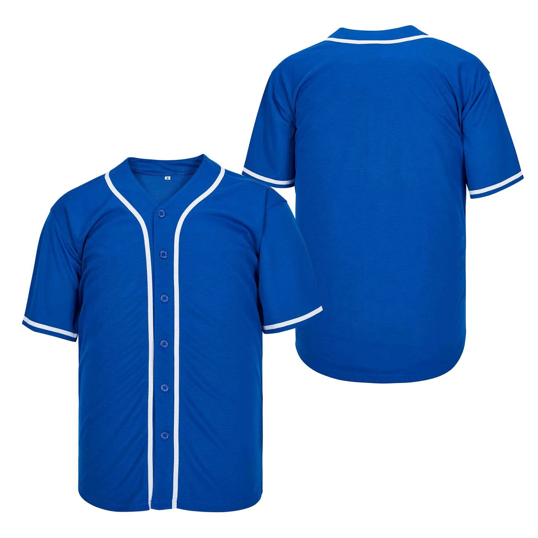 Maglia da baseball autentica blu baby personalizzata Cuciture Nome Numero Taglia S-4XL