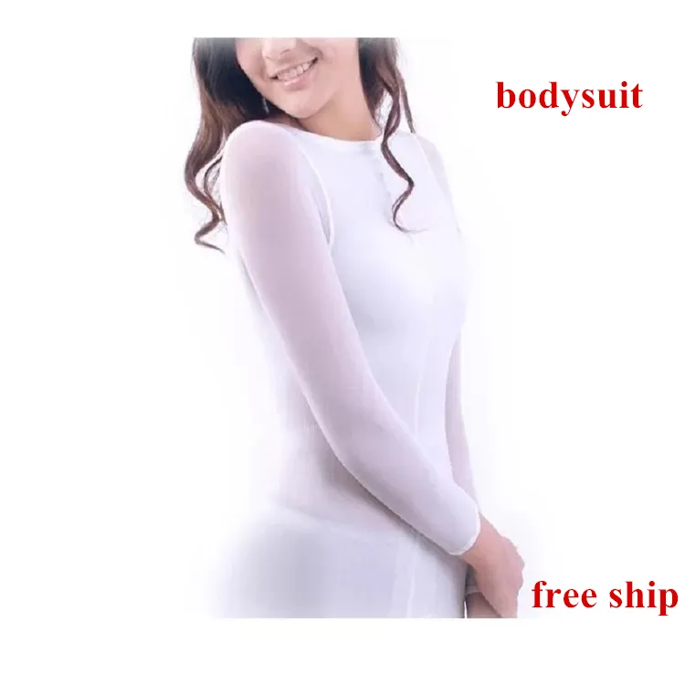 Wholesale Womens Long Sleeve Vacuum Therapy Snap Crotch Bodysuit For  Slimming And Health Benefits From Emsdevice, $9