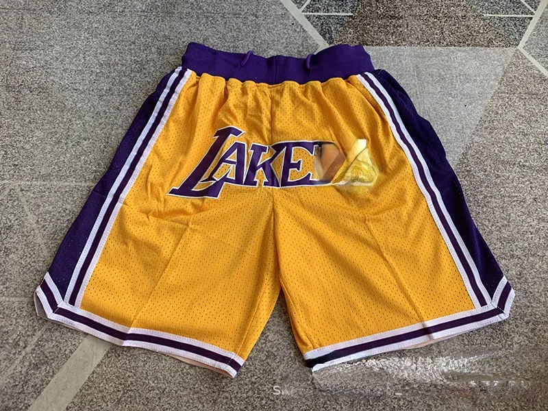 Basketball Team Sports Shorts Breathable Letters Embroidered Fashion Street Shorts