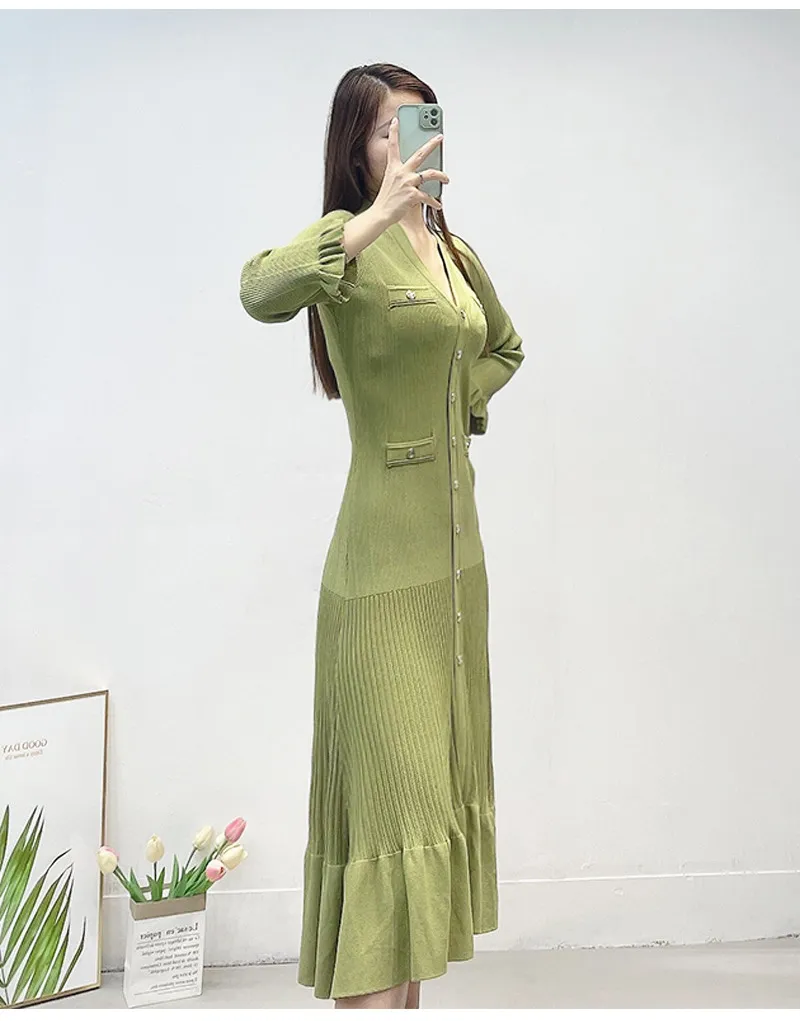 Robe sandro verte on sale