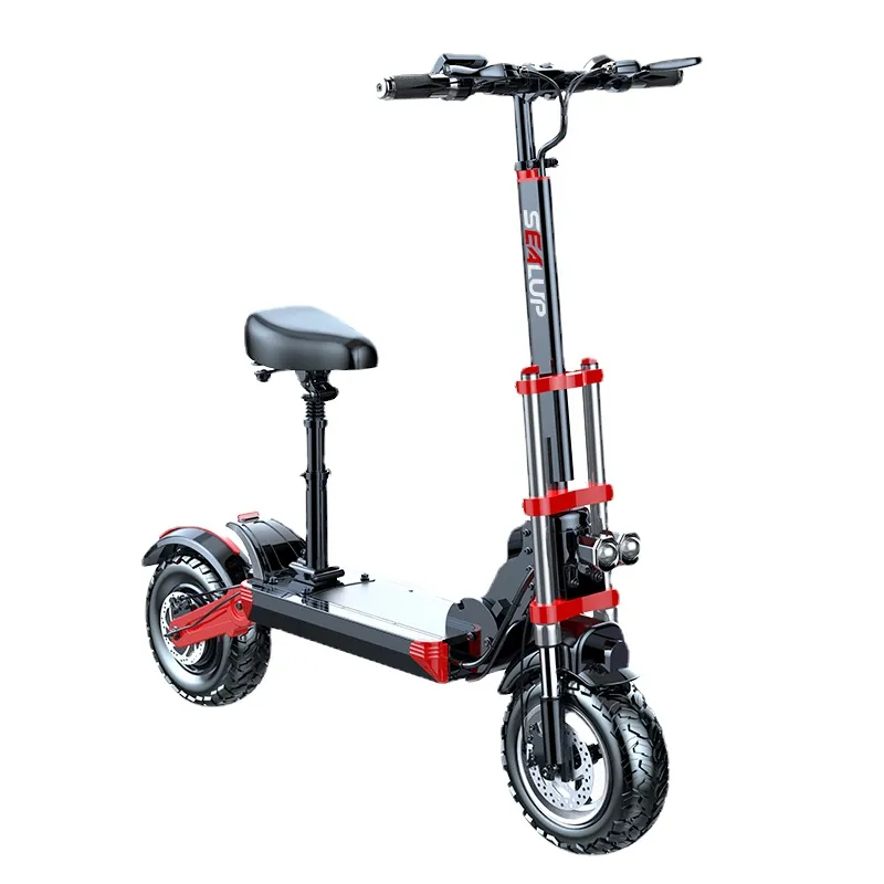Sealup Hot Seller Stock High Speed Two Wheel Off Road Electric Electrique Patin Adult Electric Scooter