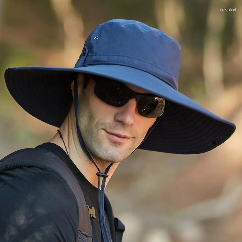 Bérets arrivée printemps été casquette de pêche en plein air pour hommes chapeau de pêcheur Protection solaire chapeaux escalade