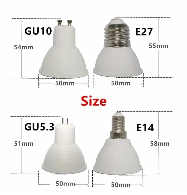 Smart RGB Smart Led Lamp For Home Decor E27 Base, E14 Base & GU10  Spotlight, 220V Colorful Bulbs, MR16 & E17 Base From Taishanlight, $19