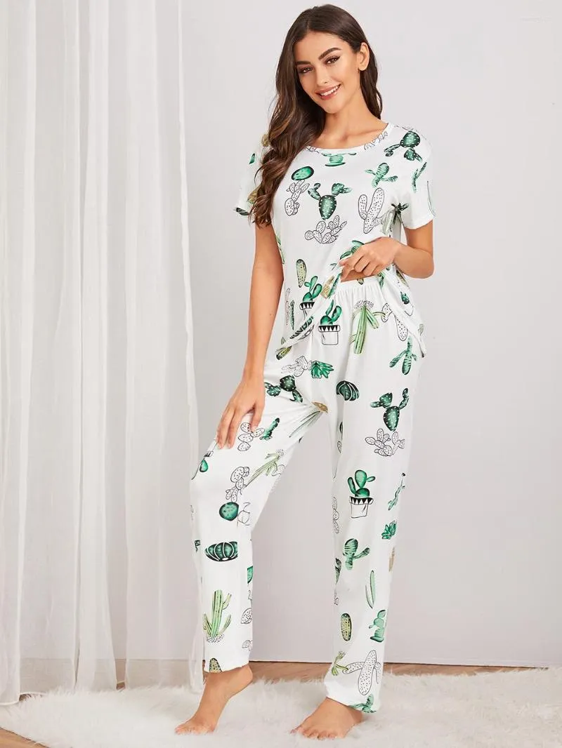 Cactus pajamas womens discount