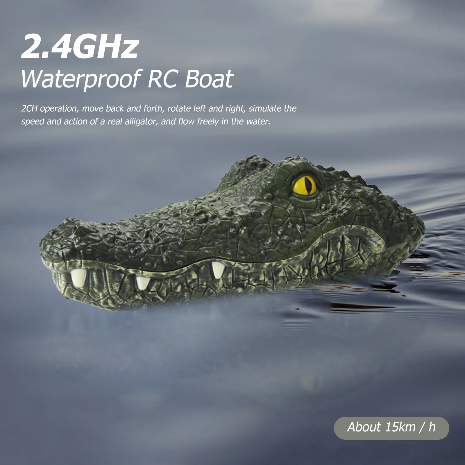 Электрическая/RC Boad Boat 2,4 ГГц RC 4channel Alligator