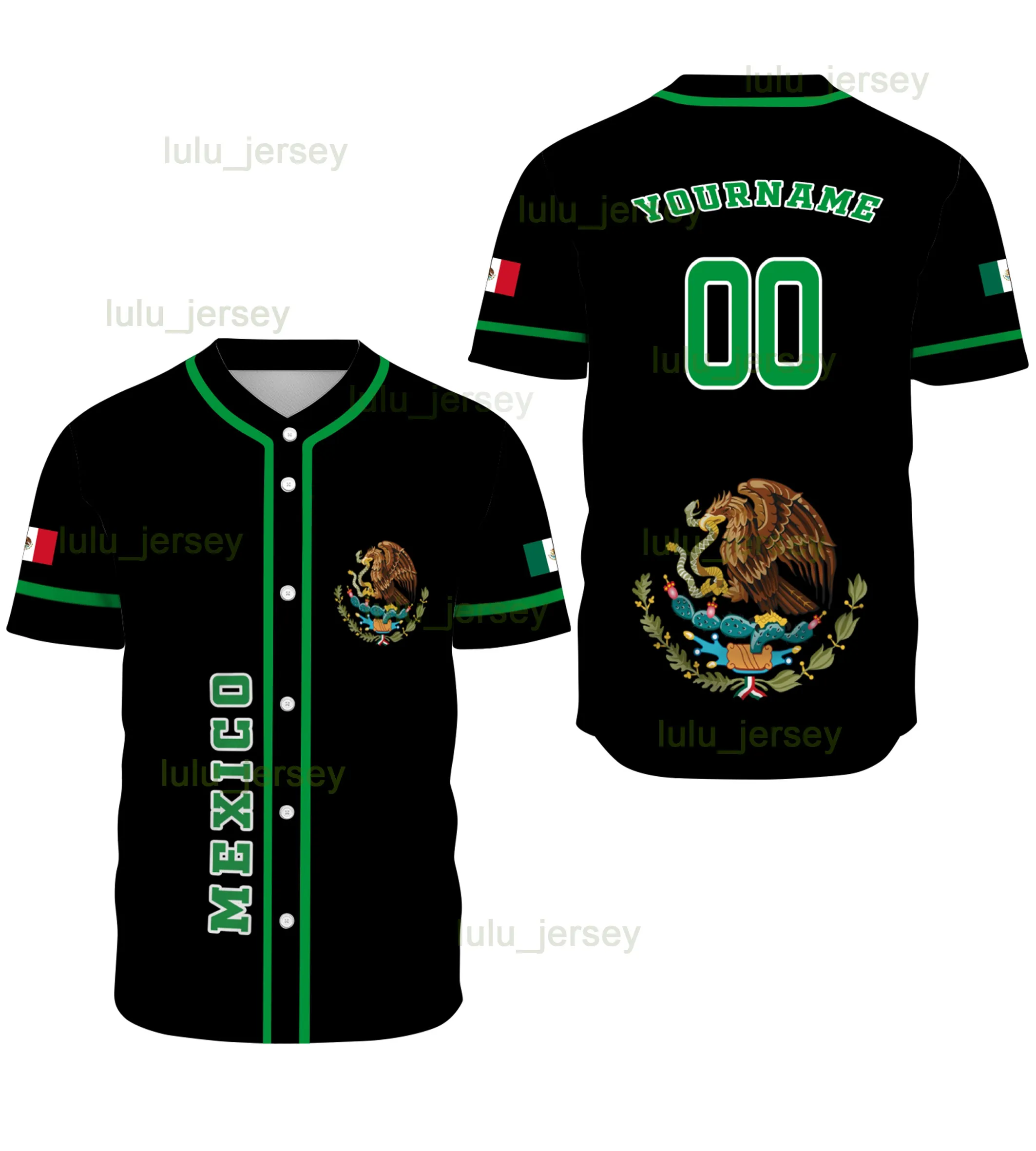 Camiseta de béisbol de México, camiseta de béisbol personalizada, camiseta  de béisbol para hombre, camiseta personalizada, camiseta de México