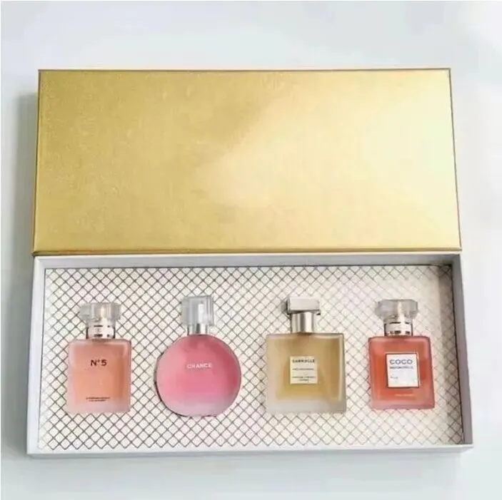 بدلة العطور الشهيرة N5 Parfum مزيل العرق رذاذ 25mlx4 جسم ضباب الطويل رائحة رائحة هدية للهدية سيدة طبيعية فتاة كولونيا رائحة طيبة