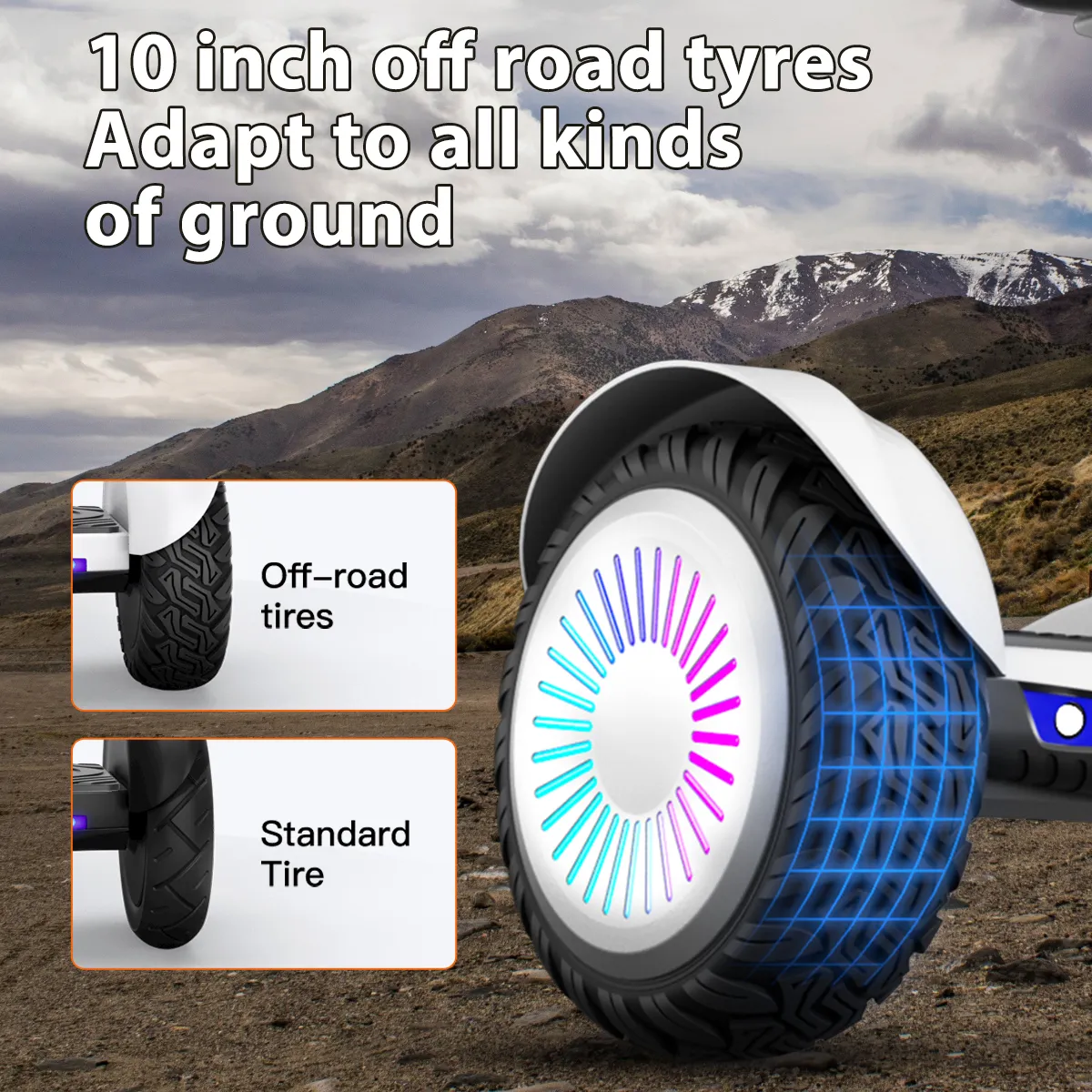 Hoverboard 10 inch off road shop