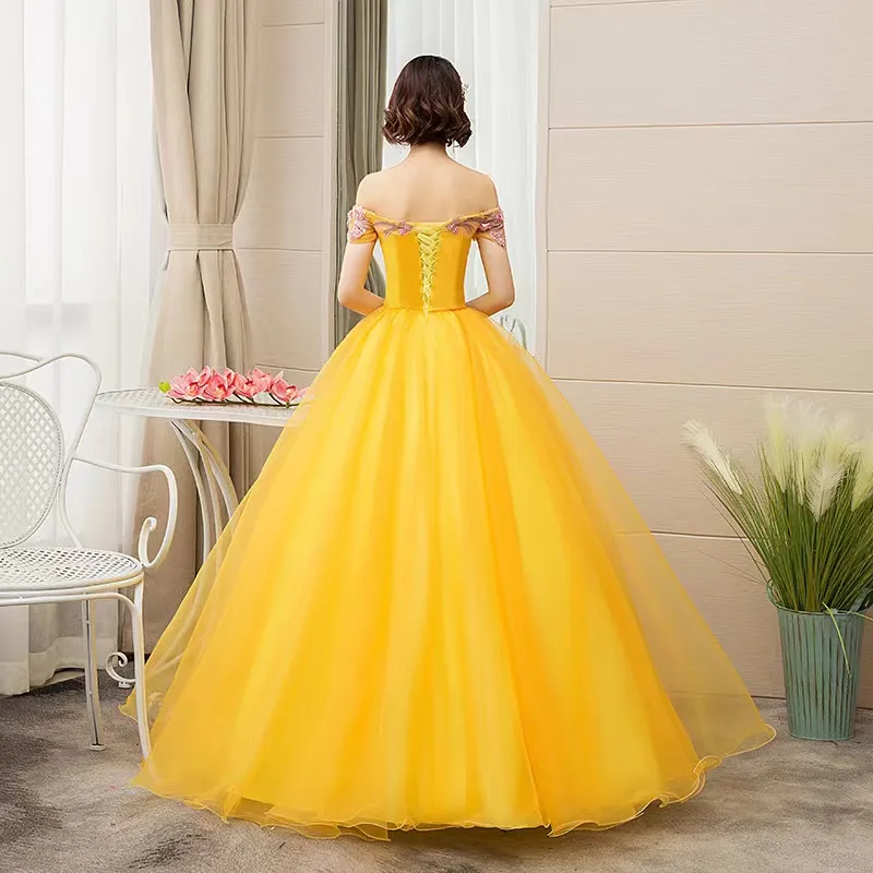 Sexy gold wedding dress clearance