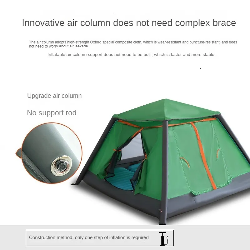 sierra designs 1 person tent Light Year CD – Size:4-6FT Integrated guyout points and Luxury Inflatable Camping Tent gadgets