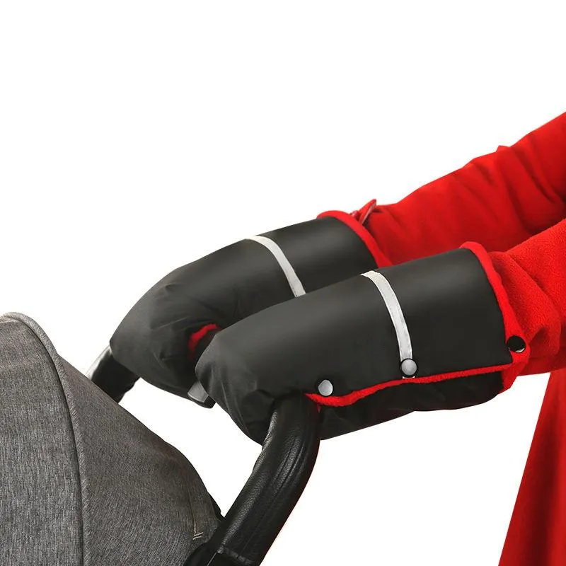 Reflective Strip Winter Warm Stroller Footmuff Hand Muff