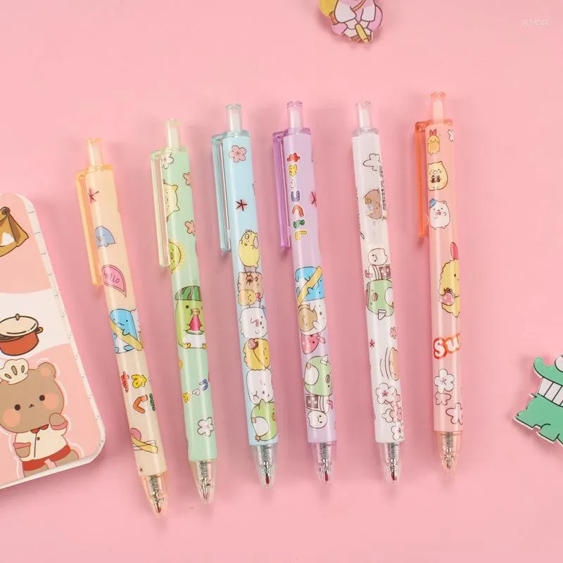 Teile/los Sumikko Gurashi Presse Gel Stift Set Nette 0,5 Mm Schwarz Tinte Unterschrift Stifte Werbe Geschenk Schreibwaren Schule Liefert