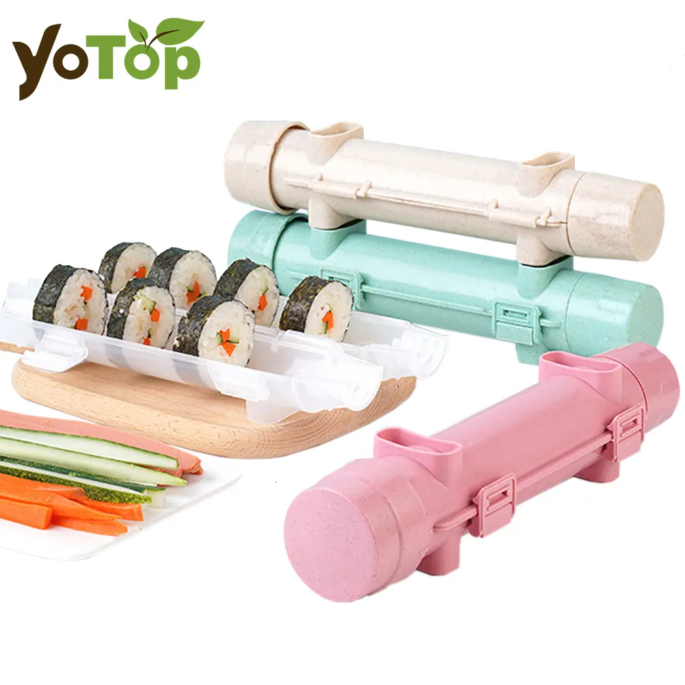 Sushi Outils Ménage Rapide Maker Rouleau Riz Moule Légumes Viande Roulant Gadgets DIY Dispositif Faisant La Machine Cuisine 230525