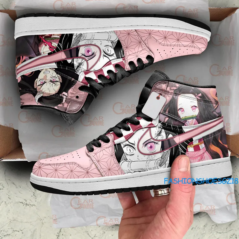 Nezuko JD Anime Sneakers Delicate High Top High Top Casual