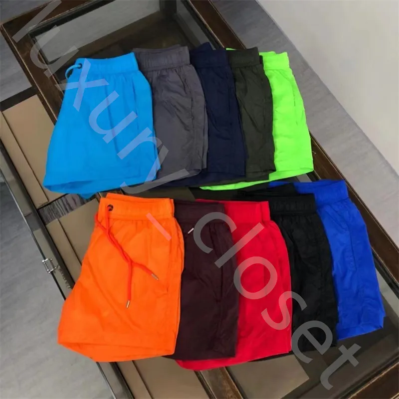 Hige-End Couple Beach Pants M Brand Men's Three-Point Shorts Candy Color Ligh Comfortable Quick Dry Vasation Beach Trunks High Appearance Level Light Luxury Short S-3XL