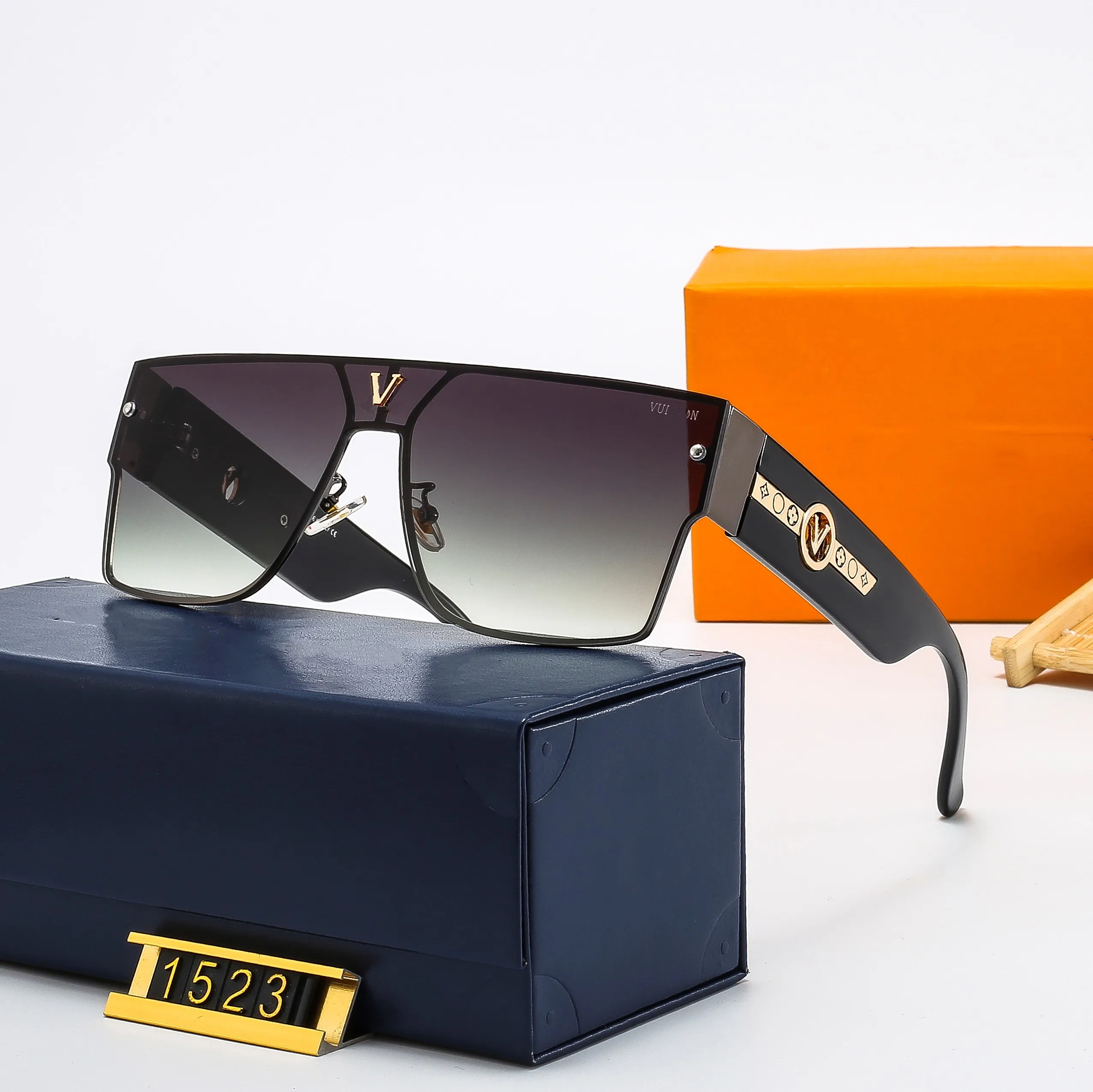 مصمم الأزياء النظارات الشمسية الكلاسيكية النظارات المنسوقة