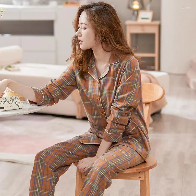 Womens woven cotton pajamas top