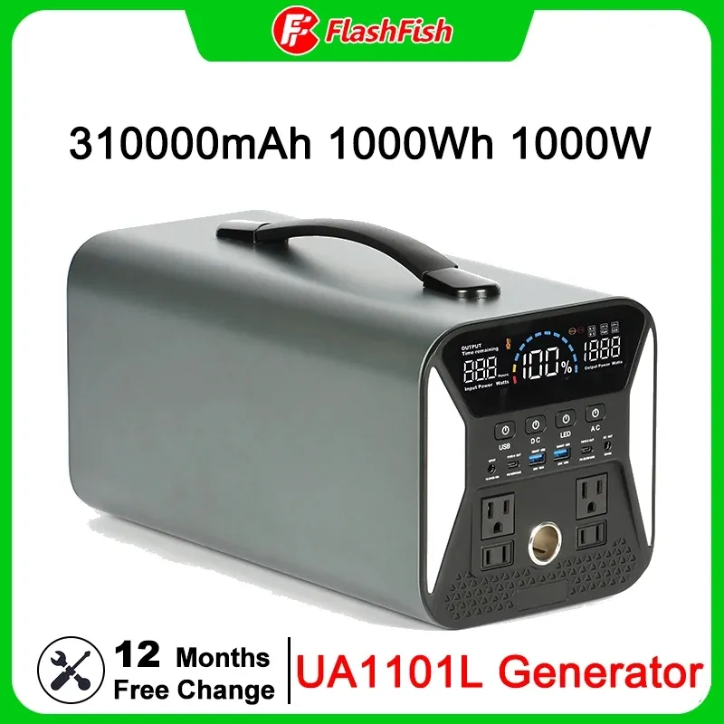 Flashfish 1000W Portable Power Station 310000mAh 1000Wh Lithium Ion Solar  Generator with EU/US/UK Plugs from Dhgate Energy Storage Battery - price  1042.03