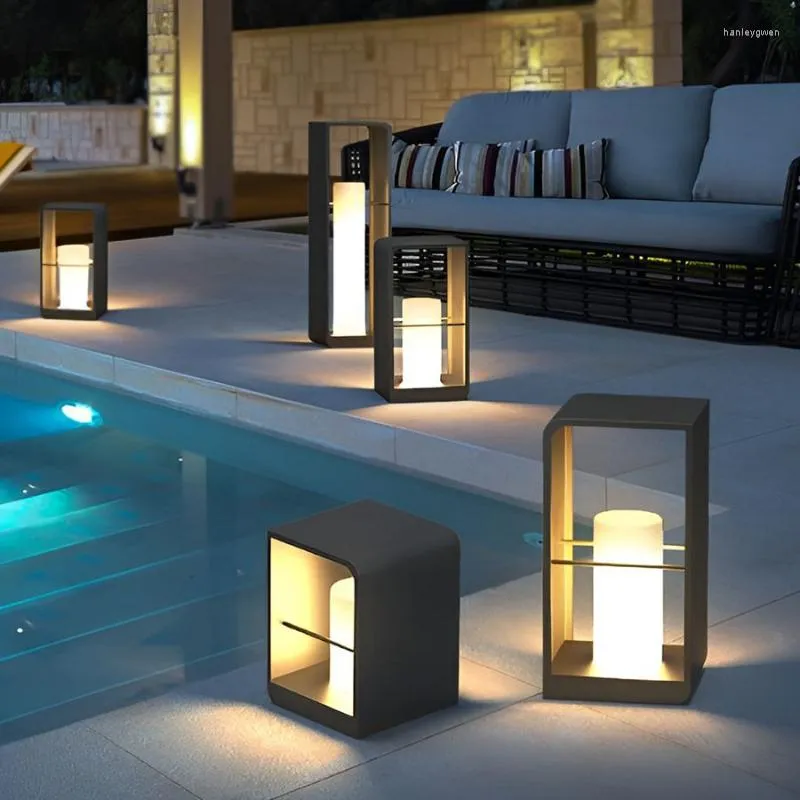 Modern Solar LED Waterproof Outdoor Floor Lamps For Courtyard Lawn Villa Garden And Landscape Lighting Waterproof And Energy Efficient From Hanleygwen 134.59 DHgate.Com