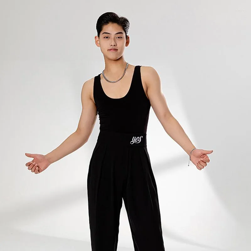 Stage Wear Adulti Latin Dance Top Samba Uomo Top Professionale Vest Practice Abbigliamento Tango Cha Rumba Ballroom DWY9145 Da 22 87 DHgate