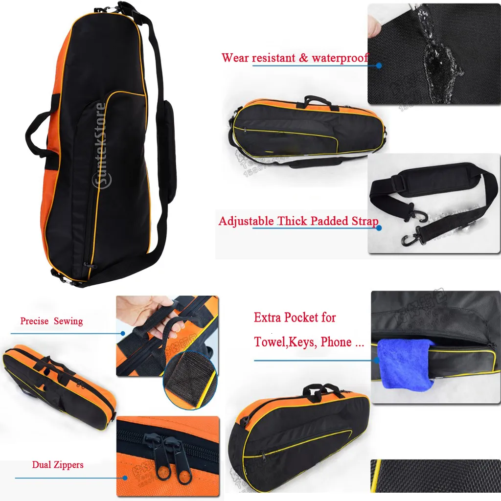 LONTG Sac de Raquette de Badminton Imperméable Sac de Sport Badminton Portable Sac de Badminton pour 2 Raquettes de Badminton Housse de Raquette Grande Capacité Sac à Bandoulière de Sport LONTG Sac de Raquette de Badminton Imperméable Sac de Sport Badminton Portable Sac de Badminton pour 2 Raquettes de Badminton Housse de Raquette Grande Capacité Sac à Bandoulière de Sport