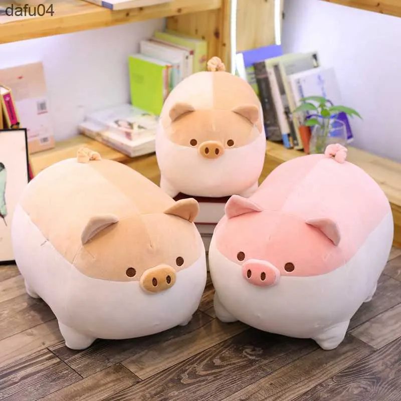 Dolls 40/50cm Kaii Fat Pig Philed Animal Plexhow Pillow Soft Pig Doll Childrens Birthday Gift L230522 L230522